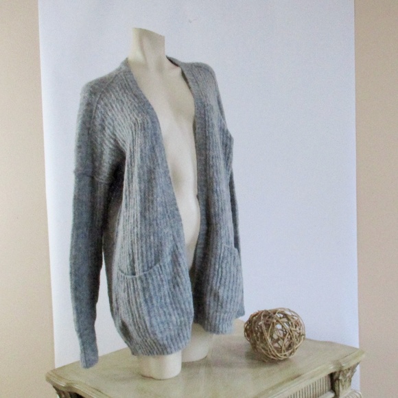 Free People Weekend Getaway Sweater Gray Size Lg - Picture 5 of 6